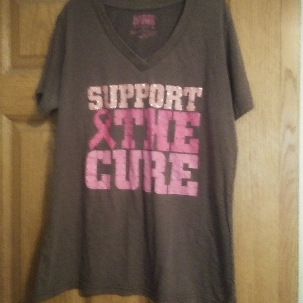 Support the cure for breast cancer t shirt